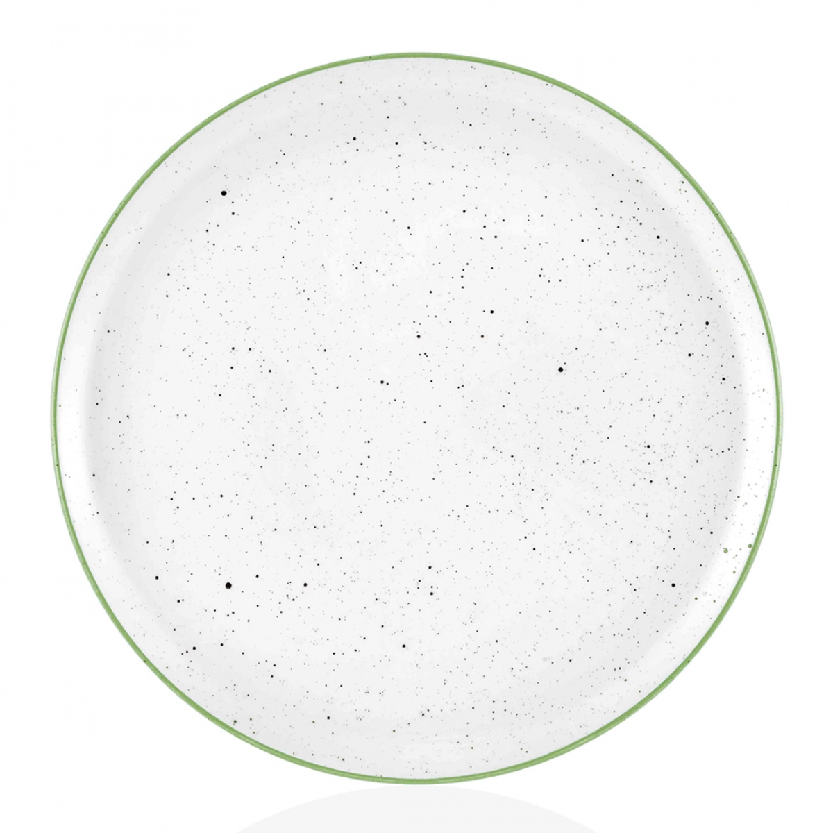 Dots Servis Tabağı - 30 cm - Yeşil