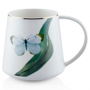 Folium Green Porselen Kupa KPA0263 340 cc