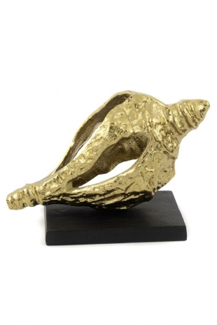 Gold Metal Deniz Kabuğu Obje