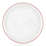 Dots Servis Tabağı - 30 cm - Kırmızı