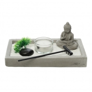 Mini Buddha Zen Bahçe Seti 19x10x8 cm