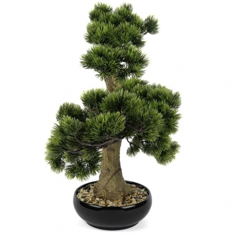 3 Dallı Yapay Bonsai Ağacı 56x52 cm