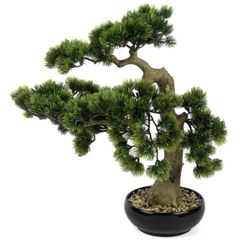 3 Dallı Yapay Bonsai Ağacı 56x52 cm