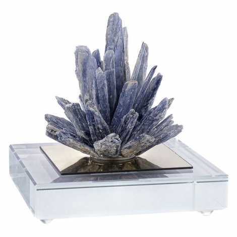 Azure Tree - Cam Kaideli Dekoratif Ağaç Obje 8x8x10 cm