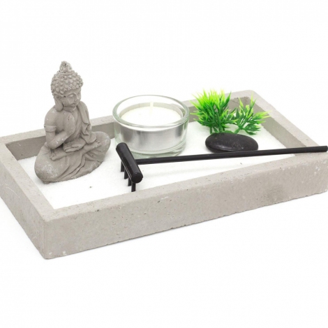 Mini Buddha Zen Bahçe Seti 19x10x8 cm