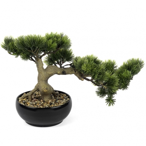 Yatay Yapay Bonsai Ağacı 42x26 cm